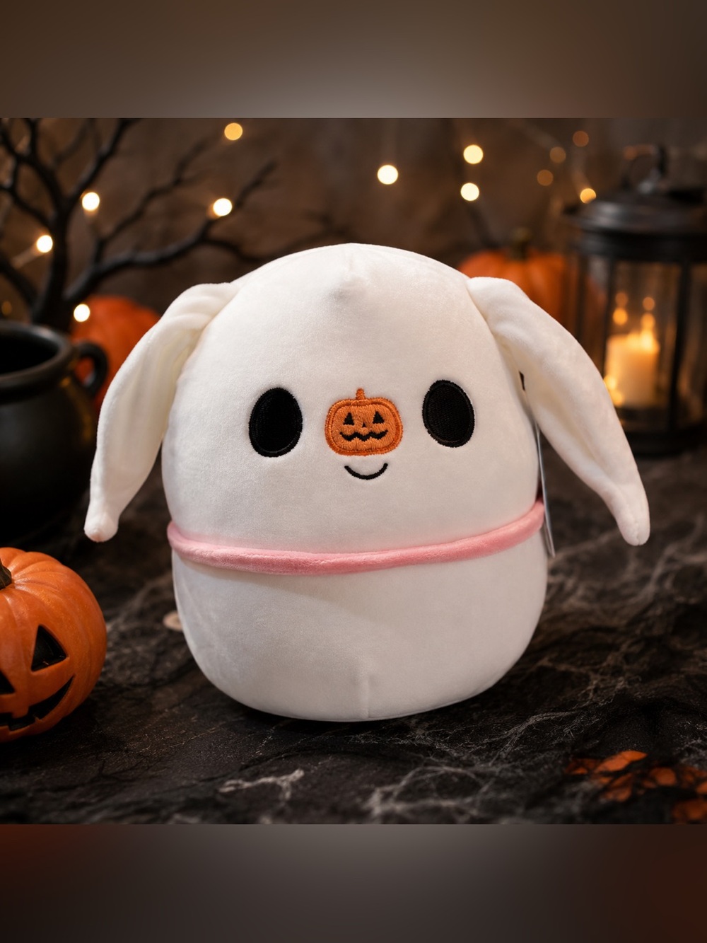 Squishmallow Disney The Nightmare Before‎ Christmas ZERO Plush Halloween Toy
